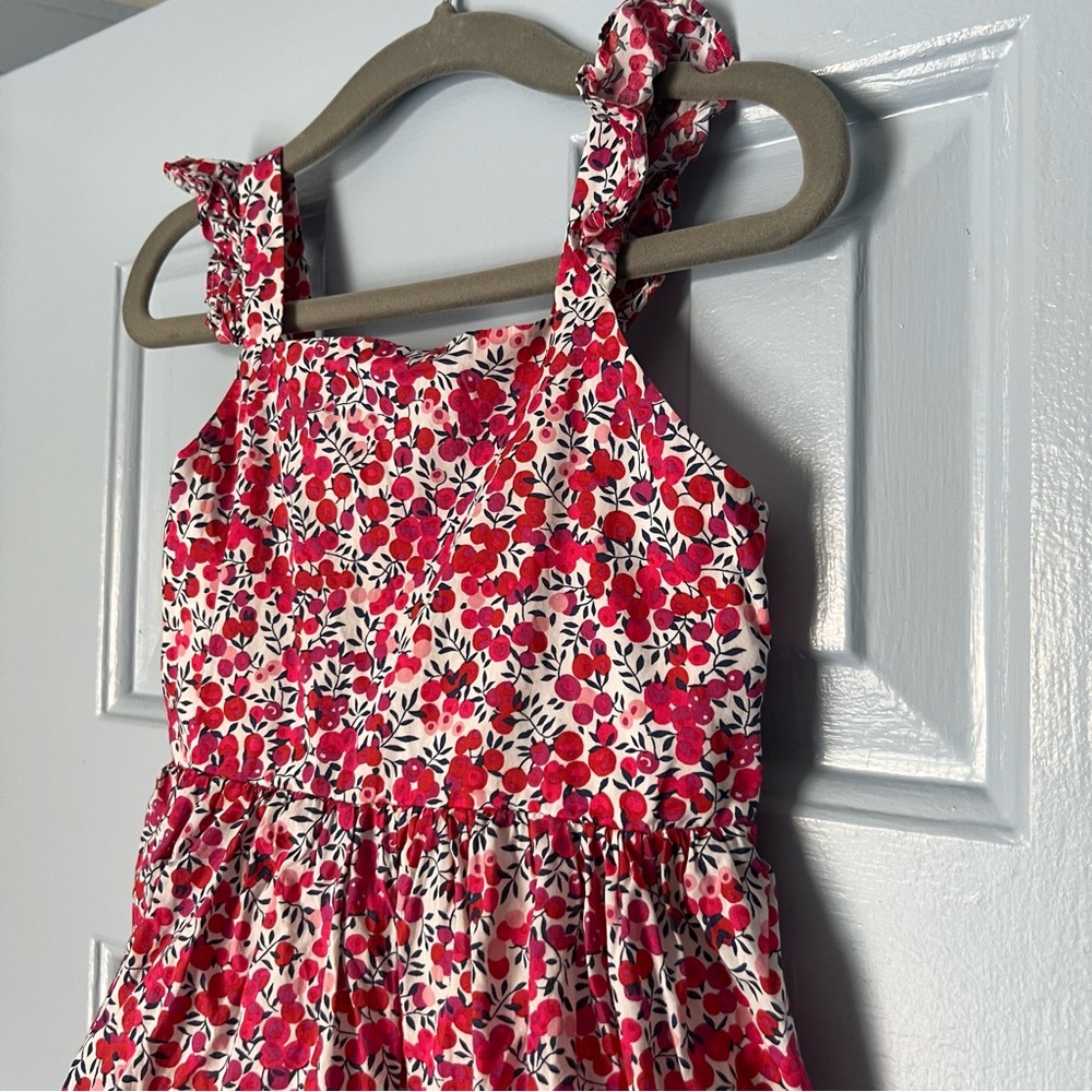J.Crew Liberty London Crewcuts ruffle-sleeve sun dress in Wiltshire floral, 3T - Picture 3 of 10